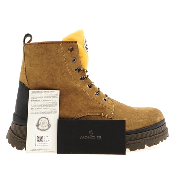 Moncler Ulysse Hiking Boots Brown Size 11 New main image 5
